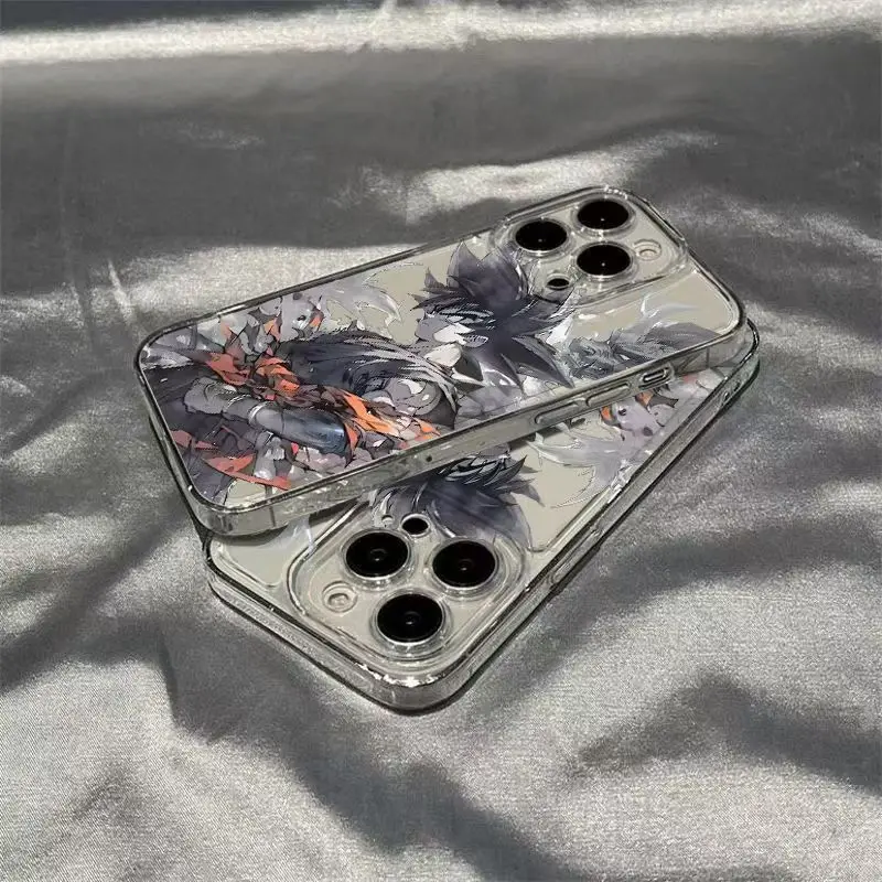 حافظة لهاتف أبل آيفون 16 15 14 13 12 11 برو ماكس بلس ميني XR 16plus غطاء ناعم كرتوني ياباني