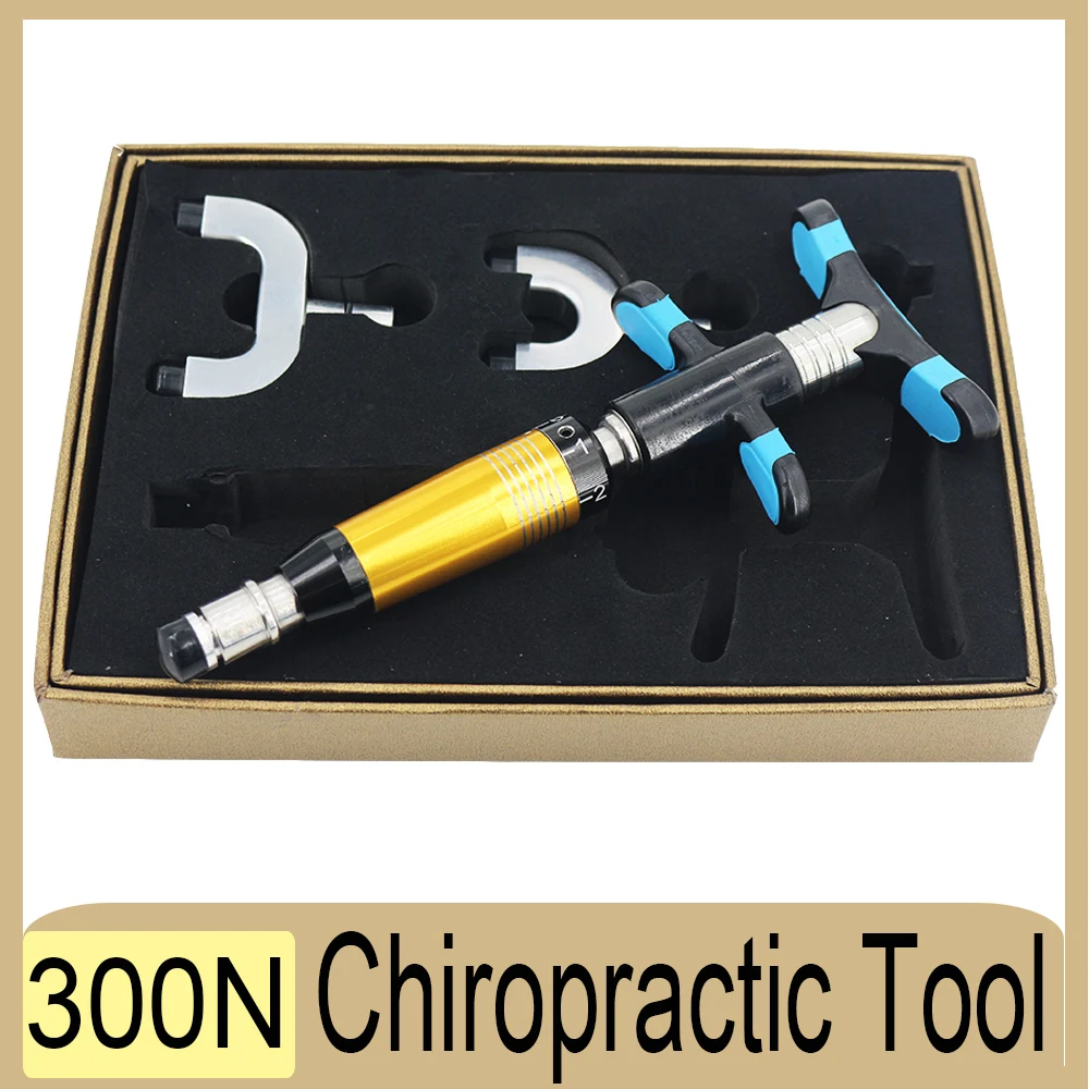 

300N Manual Chiropractic Adjusting Tool Spine Correction Gun Spinal Massage Therapy Adjustable Intensity Body Relax Massager