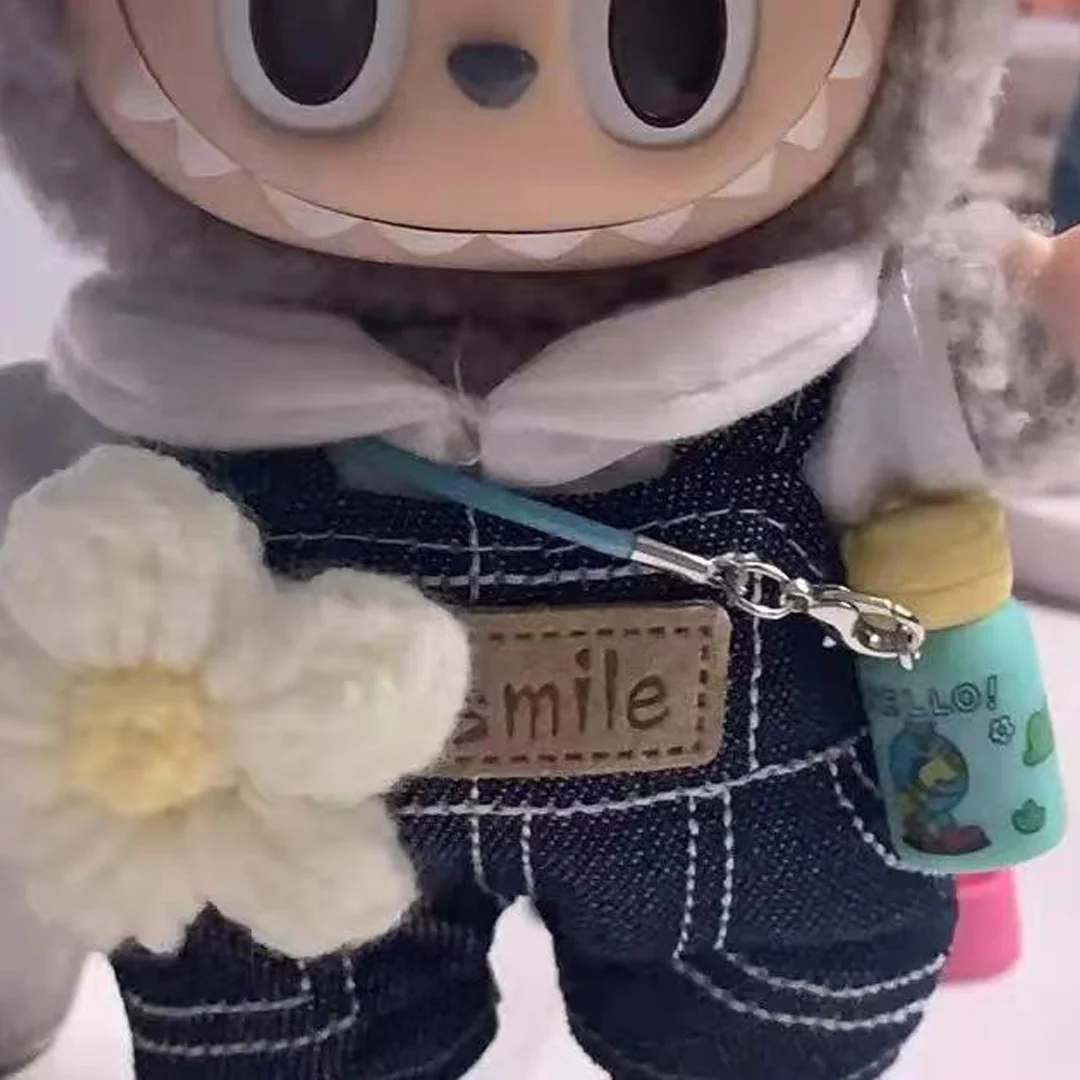 for Labubu Accessories， 17cm doll Water Bottle Water Cup Insulation Cup Accessories Miniature Decoration，no dolls