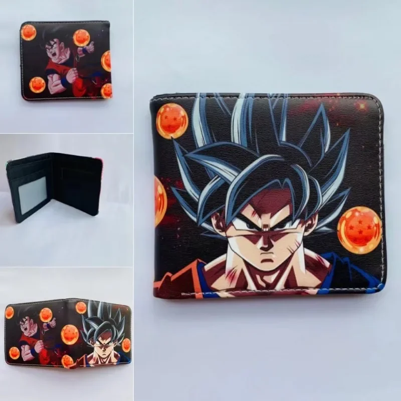 Anime Dragon Ball Son Goku Portable Wallet Card Holder Stylish and Simple Coin Purse Cute Things for Girls and Boys