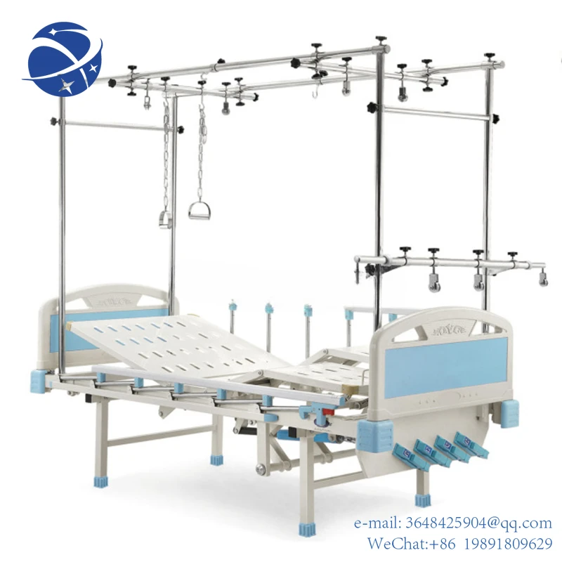 YYHC wholesale Four Crank Orthopedic traction bed Stainless steel hospital bed for sale CY-A107B