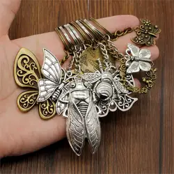 Hot Sale New Metal Keychain Butterfly Keychain Bee Keychain Car Key Chain Accessories Handmade Cute Gifts