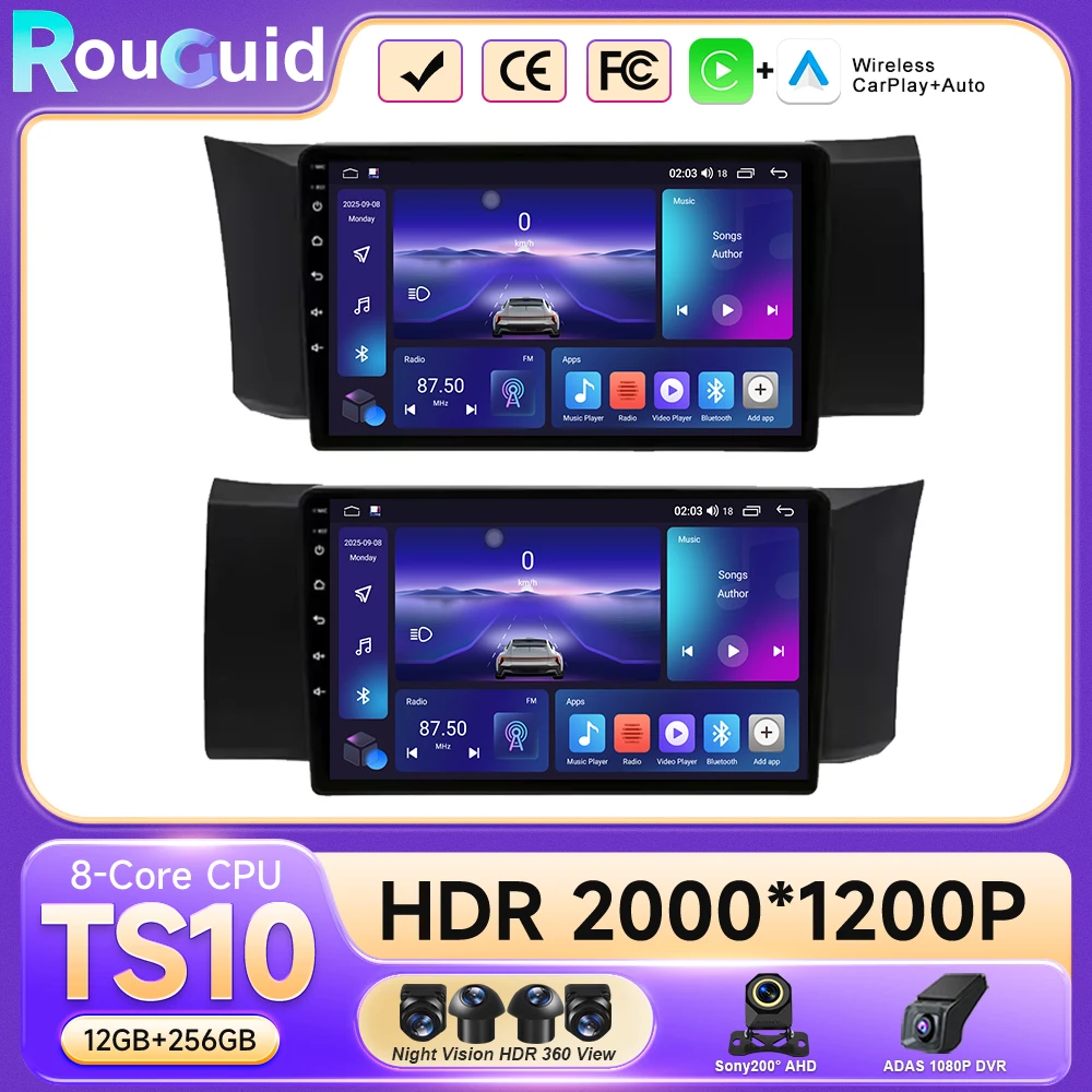 Radio para Auto Android 16 para Toyota GT86 GT 86 Subaru BRZ Scion FRS 2012 2013 - 2016, Carplay, GPS, Navegación, Unidad Estéreo con WIFI 5G