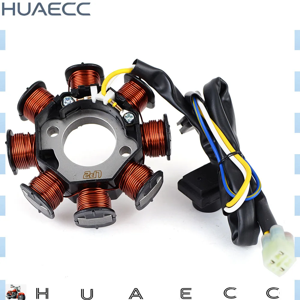 Motorcycle Stator Coil for Kymco 31120LBD490B 31120LBD490A Mongoose 90 2007-2018 Maxxer 90 90S KXR 90 Euro 2 31120LBD4900