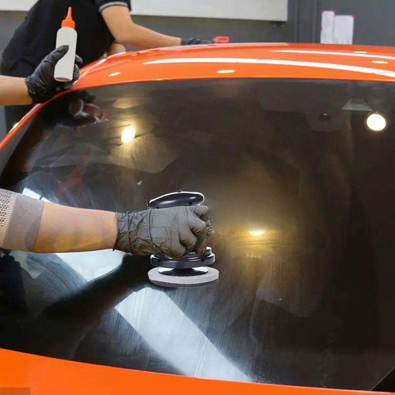 12 В автоматический полировальный буфер, 6 скоростей, 2800-6000 об/мин, аккумуляторная автомобильная машина для вощения, легкий комплект шлифовальной машины для тела с полировальными подушечками ​ ​