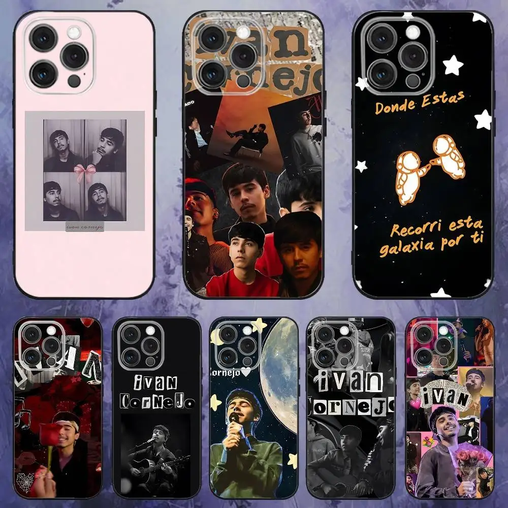 

I-Ivan Cornejo Rapper Phone Case For iPhone 17,16,15,14,13,12,Pro,Max,Plus,E,SE4,Air,Mini Black Soft Box