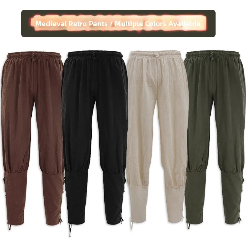 할로윈 남성용 르네상스 유럽 중세 테일코트 바지 의상 빈티지 궁정 스타일 파티 및 무대 공연용