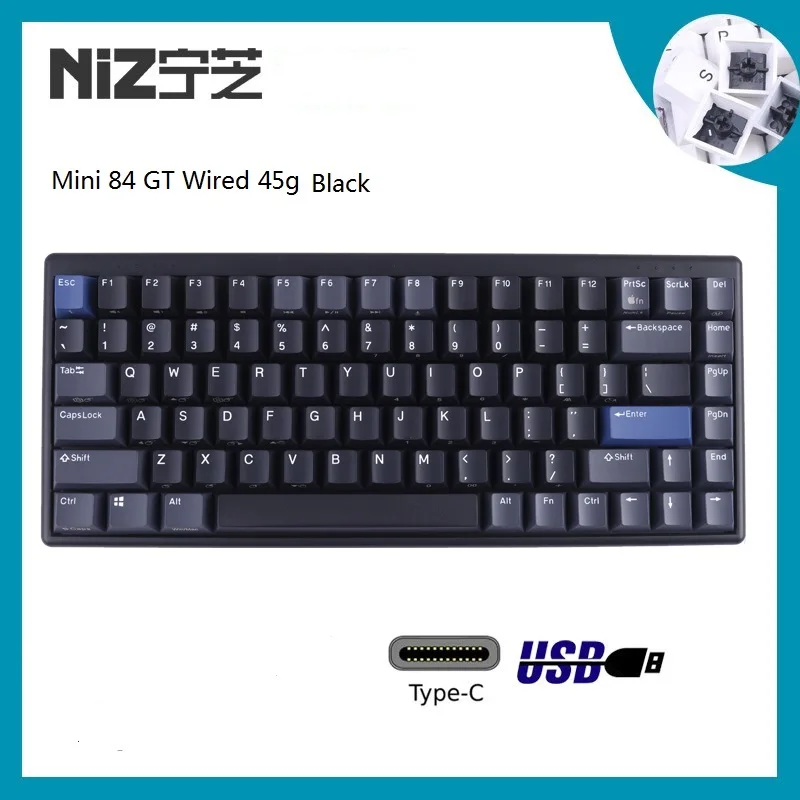 

New 8000hz RT NIZ Mini84v6 pro Capacitive Nopre Keyboard 35g 45g GT Gaming Wired MINI84 X99 S104 Programmable MAC Keyboards