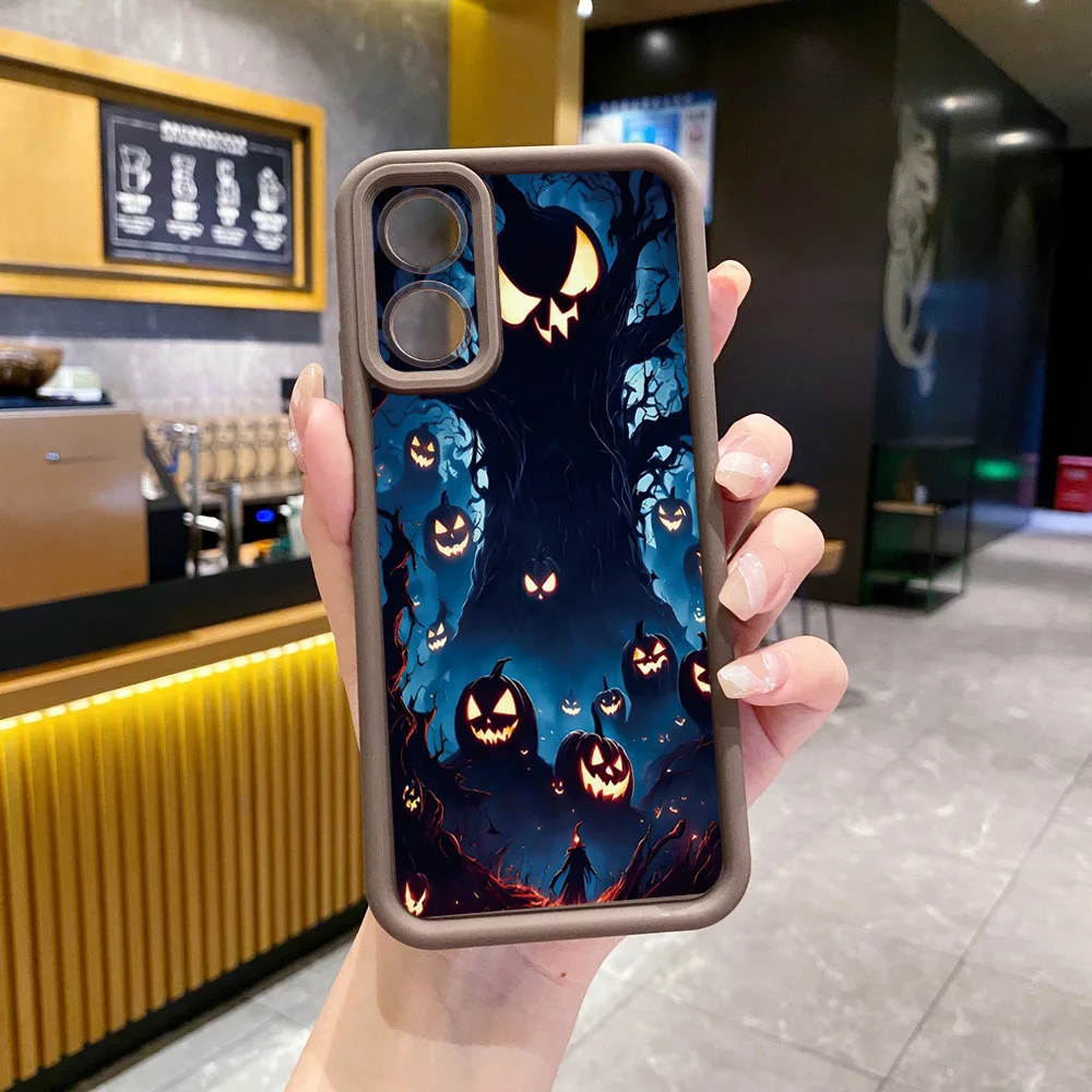 for Realme C67 C53 C51 Note 50 C21Y C25Y C33 C30 C35 9i Halloween Tree Full Protective Case Anti Drop Cover