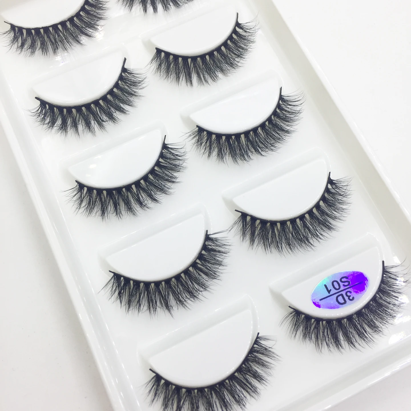 3d Natural Mink Lashes Short False Eyelashes Messy Soft Eye Lashes Makeup Faux Cils Maquiagem Cilios 5 Pairs