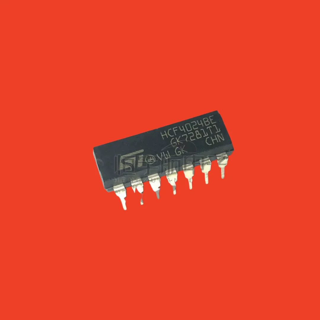 10PCS/new imported original HCF4024BE HCF4024 DIP14 in-line binary counter