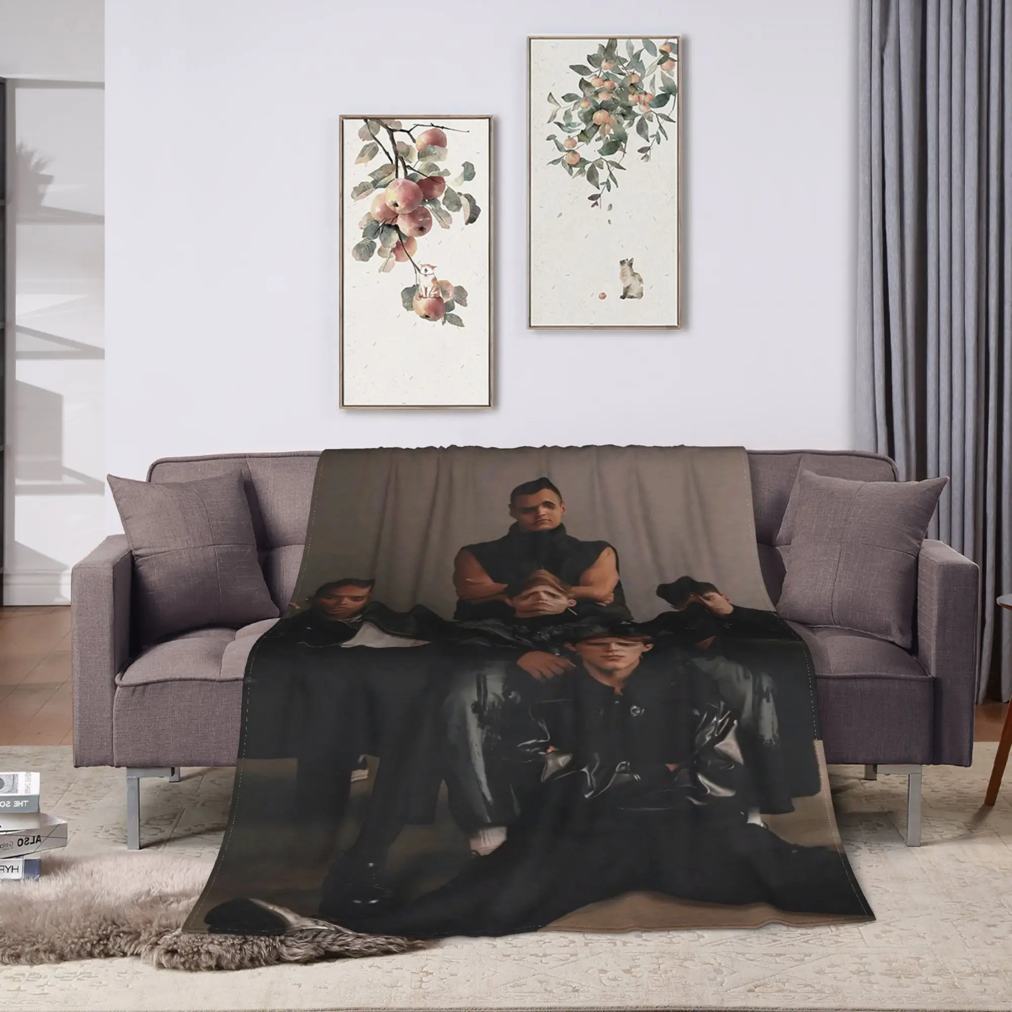 Santo Bravos Band Blanket Quality Super Soft  Throw Blanket Winter Children Couch Chair Novelty Bedspread