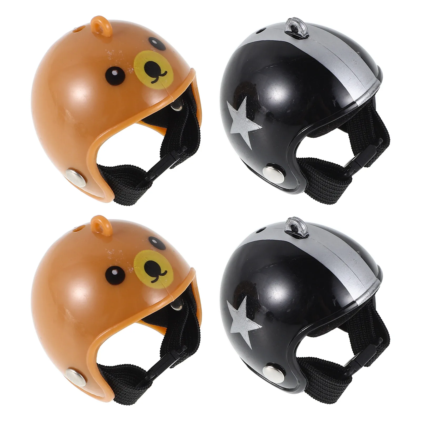 

4 Pcs Chicken Pet Safety Costumes for Animals Bird Head Protection Cap Hats Clothing