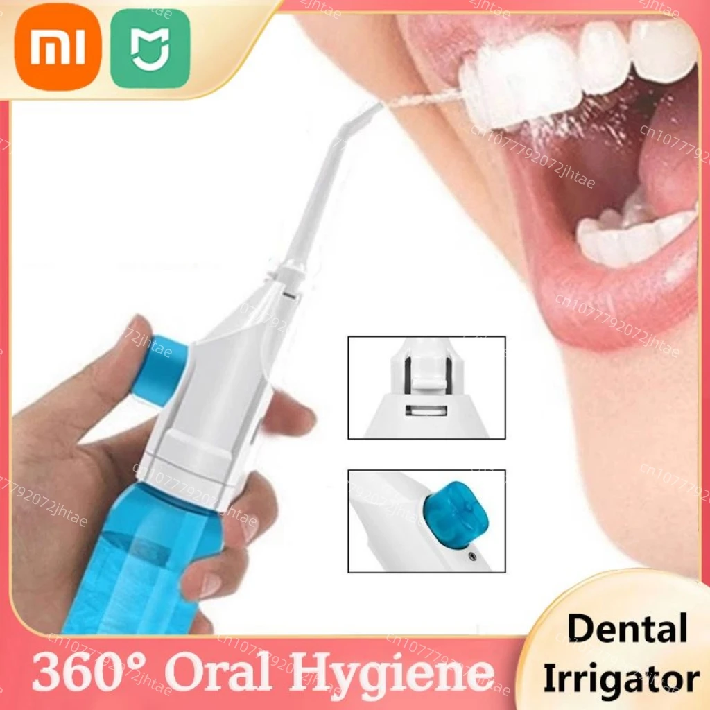 Xiaomi MIJIA Household High Pressure Oral Irrigator Portable Teeth Clean Water Dental Floss Manual High Pressure Water Toothpick