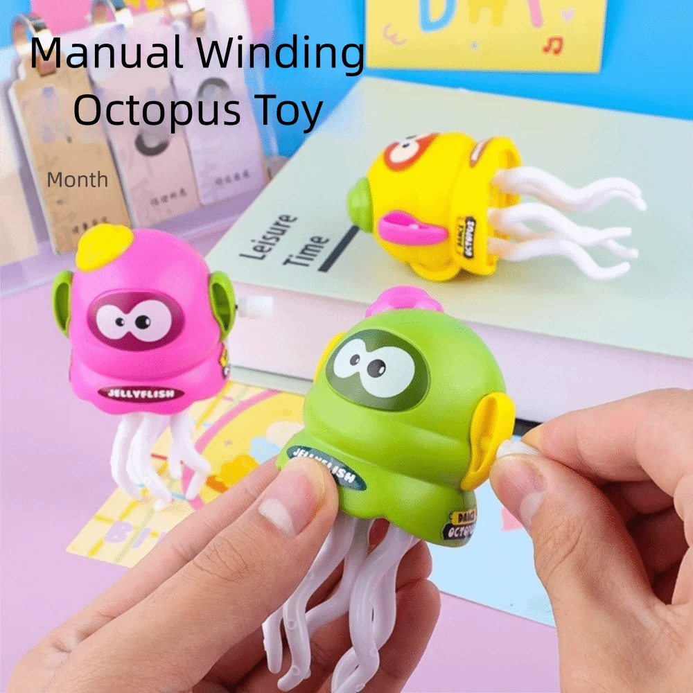 Magic Dancing Octopus Toy Crawling Dancing Automatic Obstacle Sensor Auto-Dance Octopus Toys Clockwork Smart Tentacle Explorer