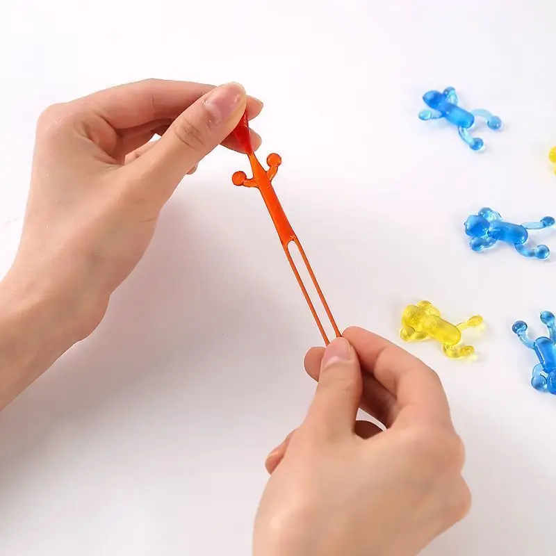 20/Pcs TPR Sticky Little People Squishy Fun Soft Material Small Toys Creative Stretchable Little People Toys Birthday Gift