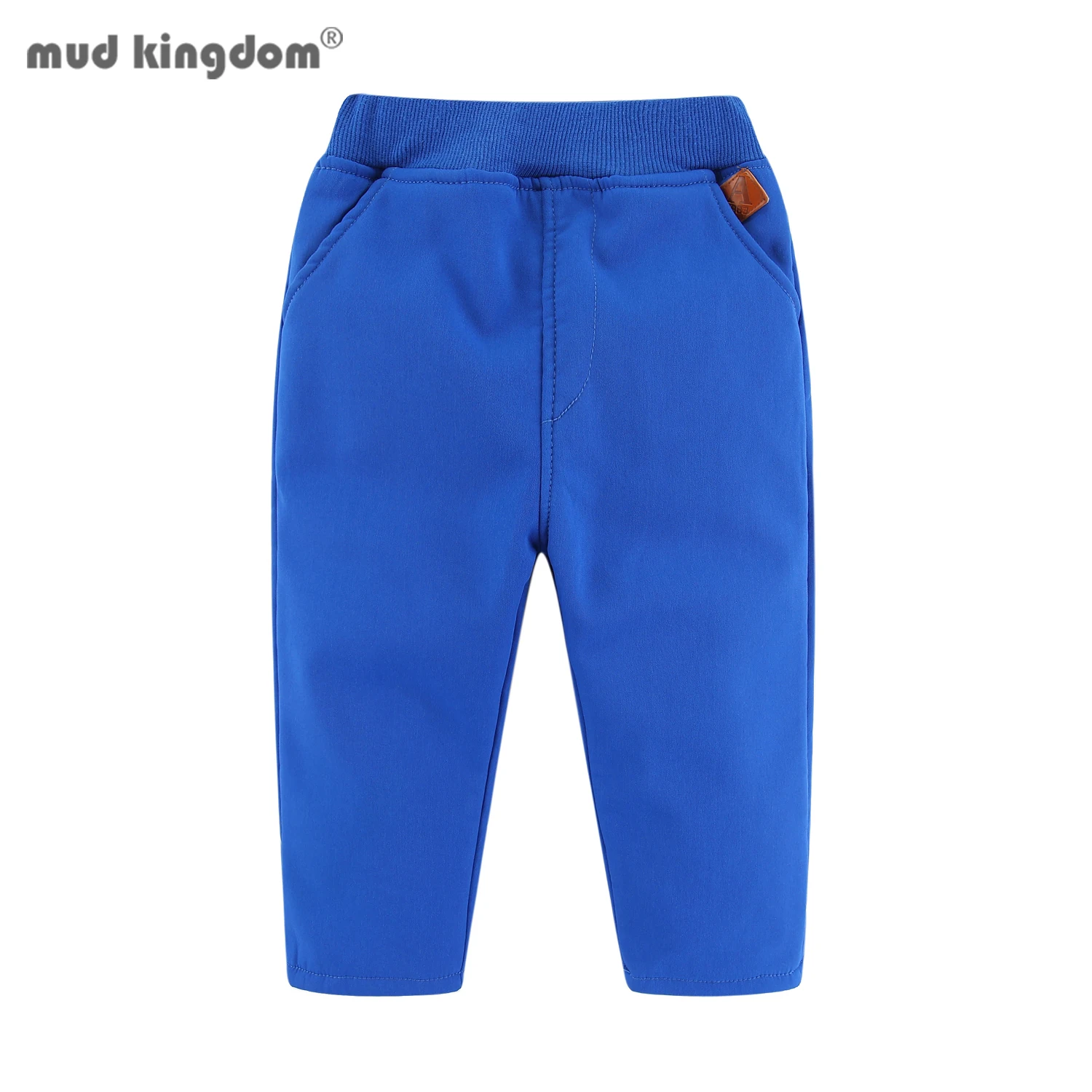 

Mudkingdom Boys Girls Warm Pants Autumn Winter Thick Fleece Casual Elastic Waist Sweatpants for Children Sports Trousers