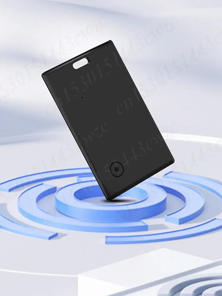 

Тонкий GPS-поиск предметов. Умный Bluetooth-совместимый отслеживание. Работа с Apple Find My Item Tracker Tag для багажной бирки, кошелька, паспорта.