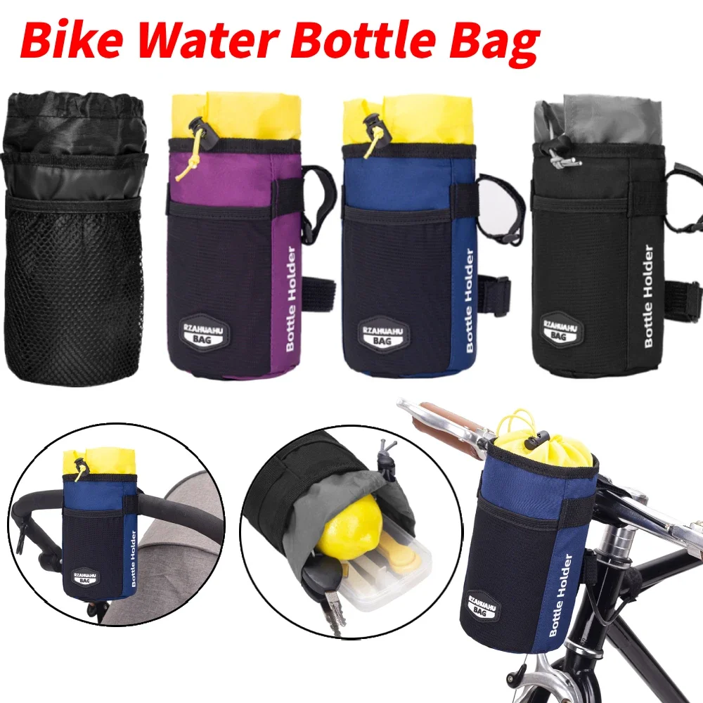 

Bicycle Water Bottle Bag Cycling Water Bottle Carrier Pouch Bike Bag MTB Bike Insulated Kettle Handlebar Bag Bicycle Accessories