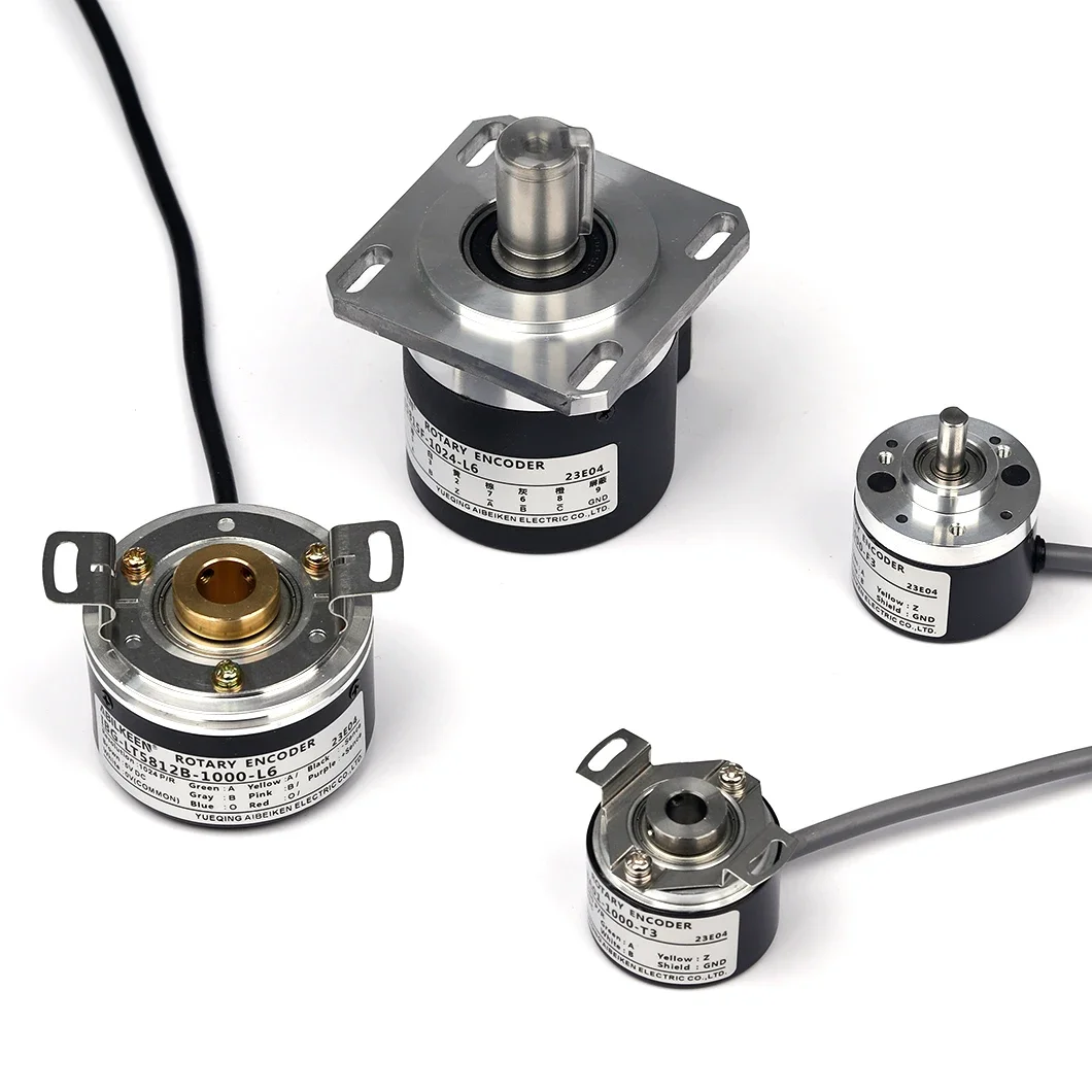 

Вал энкодера 8 мм IB40G-OS Разрешение 2048ppr до 20000ppr Энкодер Инкрементальный датчик Энкодер полого вала