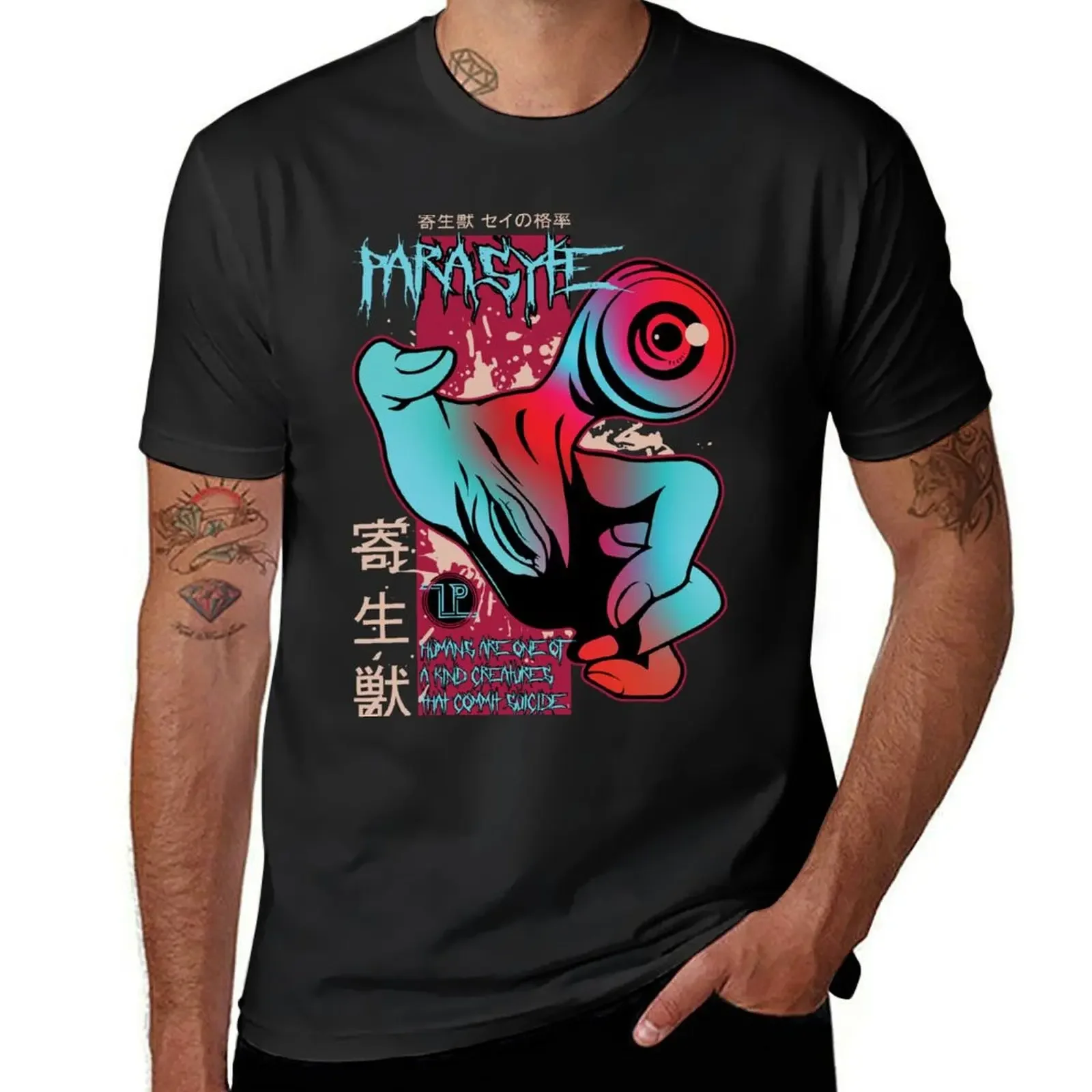 Parasyte the maxim T-Shirt plus size tops sports fans t shirt for men