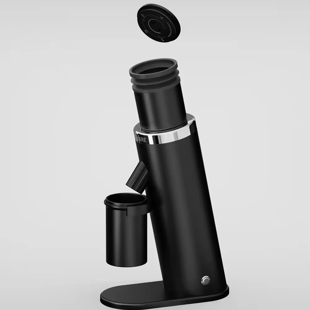 CAFOVO G63D مطحنة حبوب القهوة الكهربائية 63 لدغ مخروطي جرعة واحدة مطحنة الاسبريسو مع صانع طحن القهوة بيلو