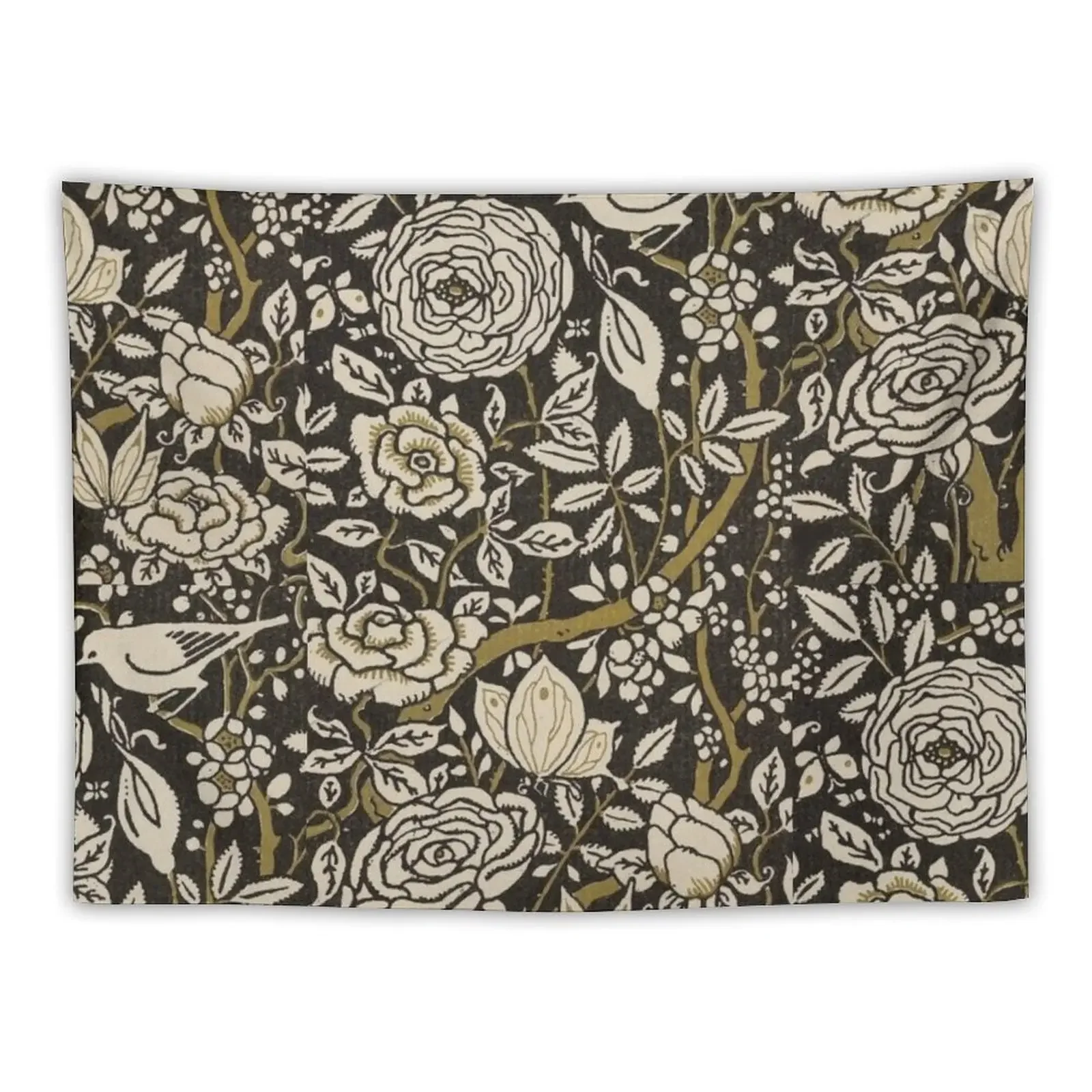 Art Nouveau Roses Tapestry Carpet Wall Home Supplies Bedroom Organization And Decoration Home Decor Aesthetic Tapestry