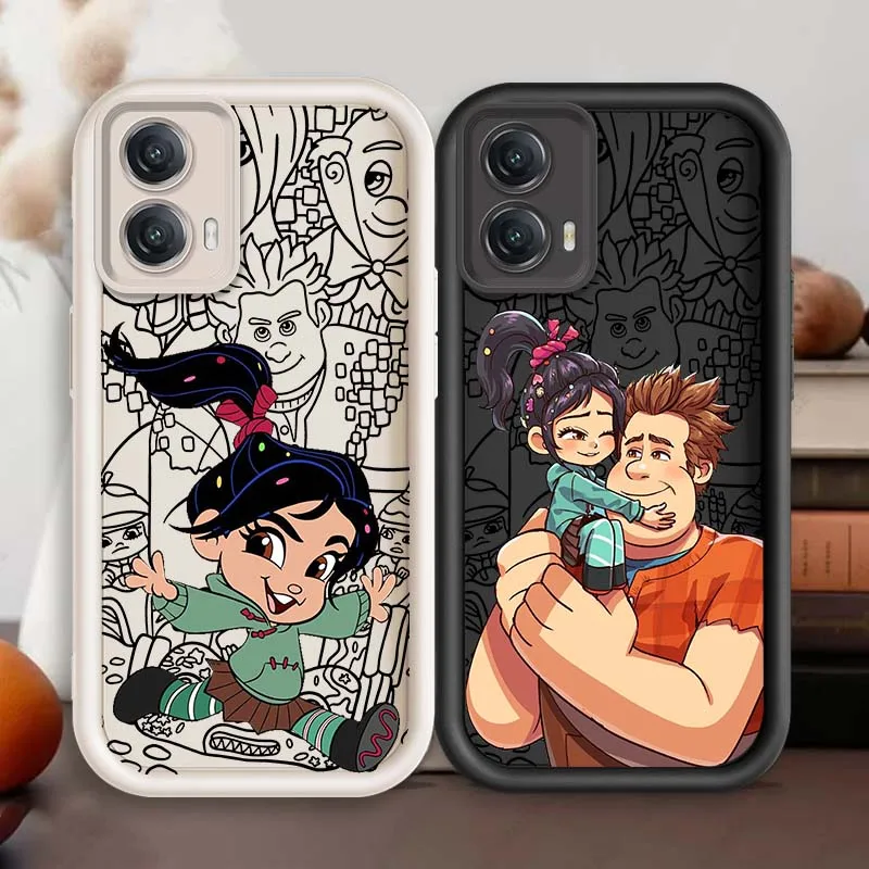 

Disney Wreck it Ralph For Motorola G85 Edge 50 60 G54 G35 E14 G04 G34 G Stylus G54 G13 G32 G14 5G Eye Ladder