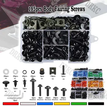 適用於川崎 NINja 400 650 1000sx Z400 Z650 Z750 Z800 Z900 Z1000 R SX 的摩托車配件整流罩螺栓螺絲套件螺母卡扣 8 最佳銷售 川崎 Z750S - №7