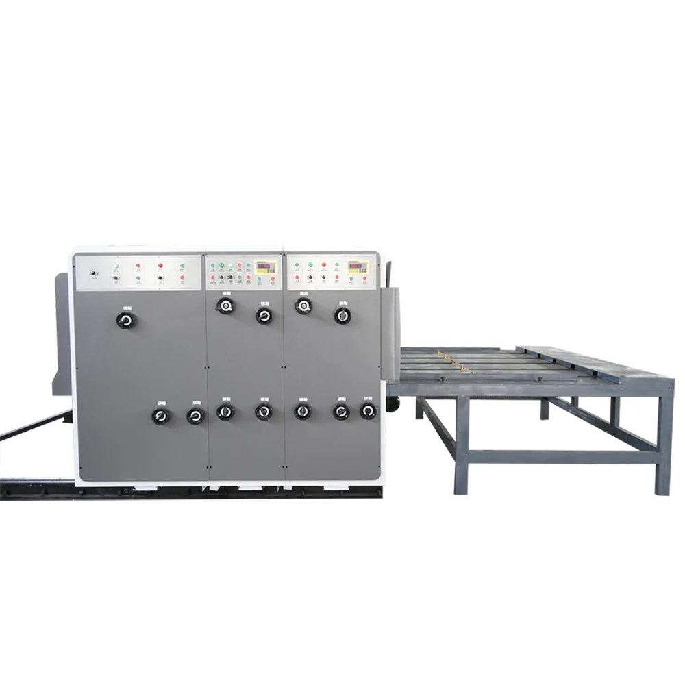 Box Packing Printing Machine Good Quality Printing Slotting Die Cutting Machine Semiautomatic Board Printing Slotting Machine view 5