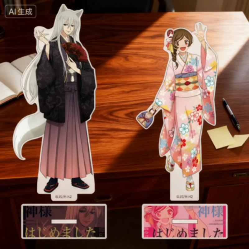 

Anime Kamisama Love Animation Related Products Cartoon Couple Icon Acrylic Stand Model Animation Peripheral Desk decorations