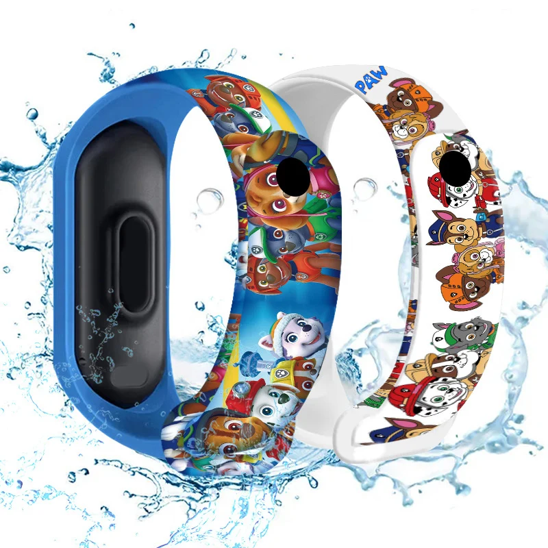 Reloj LED de la patrulla canina para niños y niñas, pulsera deportiva de moda informal, relojes educativos de Pikachu con personaje de silicona