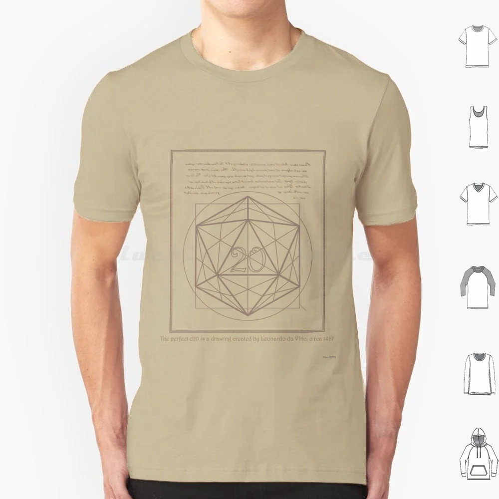 The Perfect D20 T Shirt Cotton Men Women Diy Print D20 Dice Rpg Dnd Pathfinder Paizo And Gamer Geek Nerd