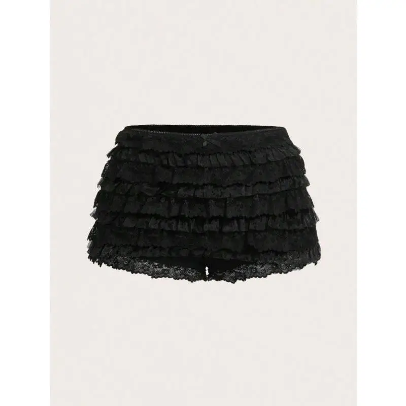 

Многослойные ботинки с низкой талией и рюшами на подоле, женские трусы, концертный наряд, осенние новые винтажные брюки из девяти предметов Ciwalk