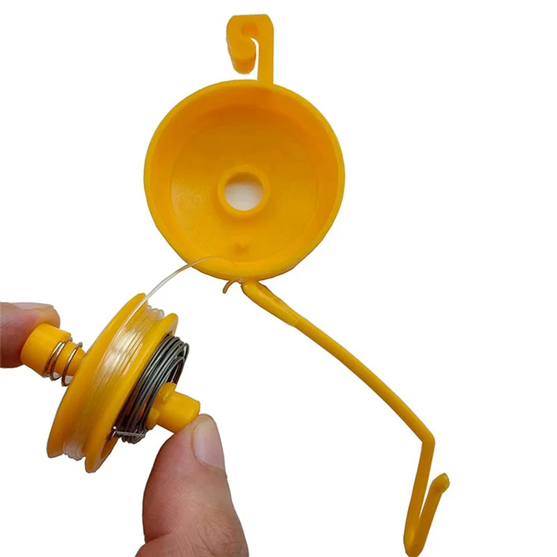A97TPlant Yoyo Grow Hanger with Stopper, Adjustable Indoor Plant Support Yo Yo (Pack of 15)