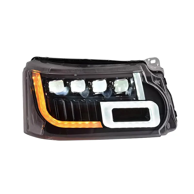 

Car Front Lights 2010 2011 2012 2013 For Land Rover Range Rover Led Headlights Vogue L322 Sport L320 Upgrade Led Light Assembly