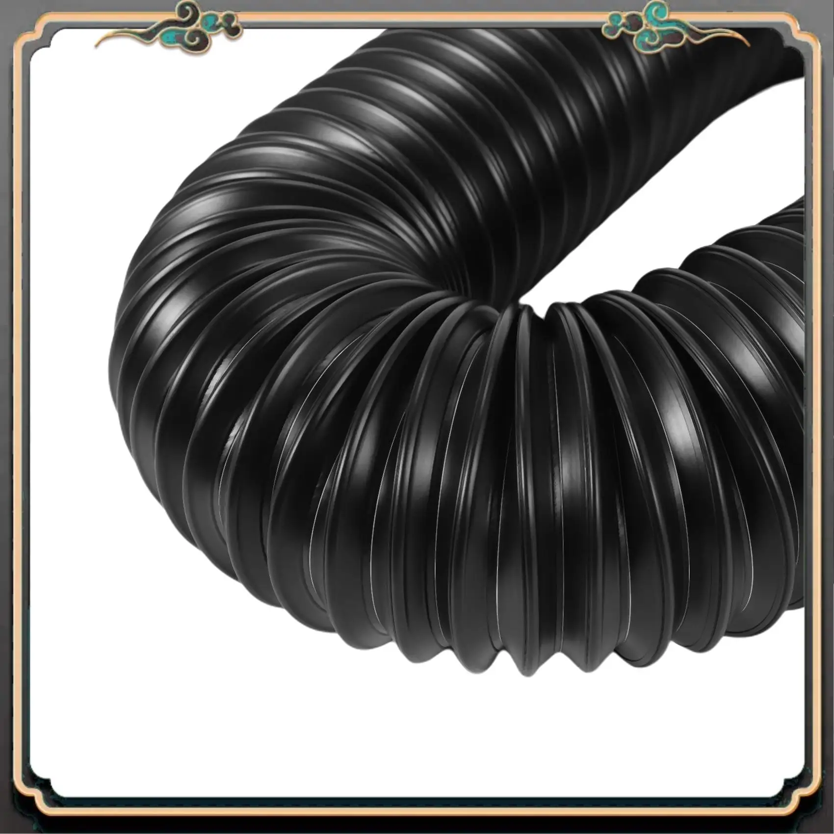 

Air Duct Hose, 2.5 Inch 63Mm Car Cold Air Turbo Intake Pipe With Adjustable Flexible Height For Universal Vehicles SUV