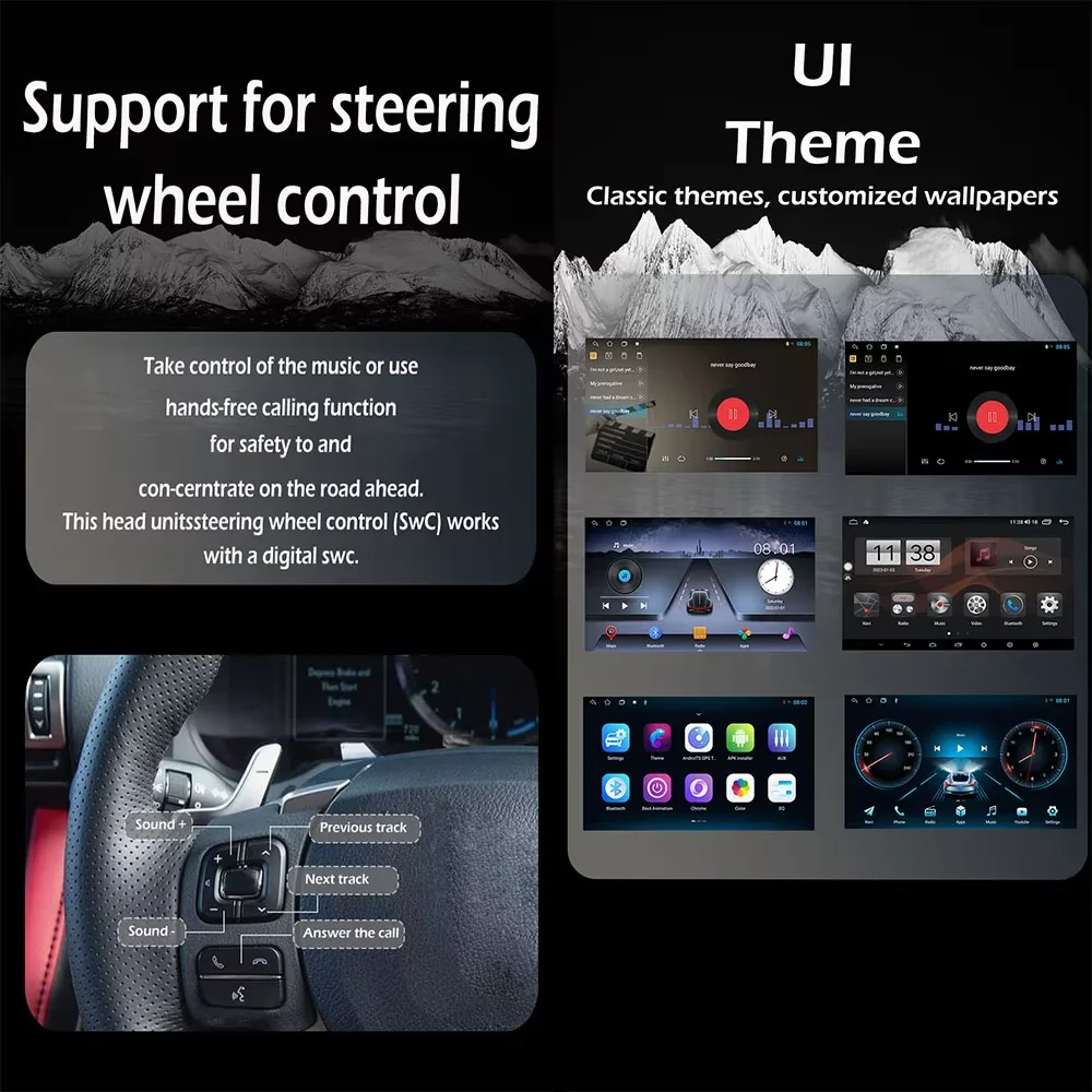 Android 16 Carplay For Volkswagen Touareg GP 2002 2003 2004 2005 2006 2007 2008 2009 2010 Car Radio Multimedia Player GPS Stereo view 4
