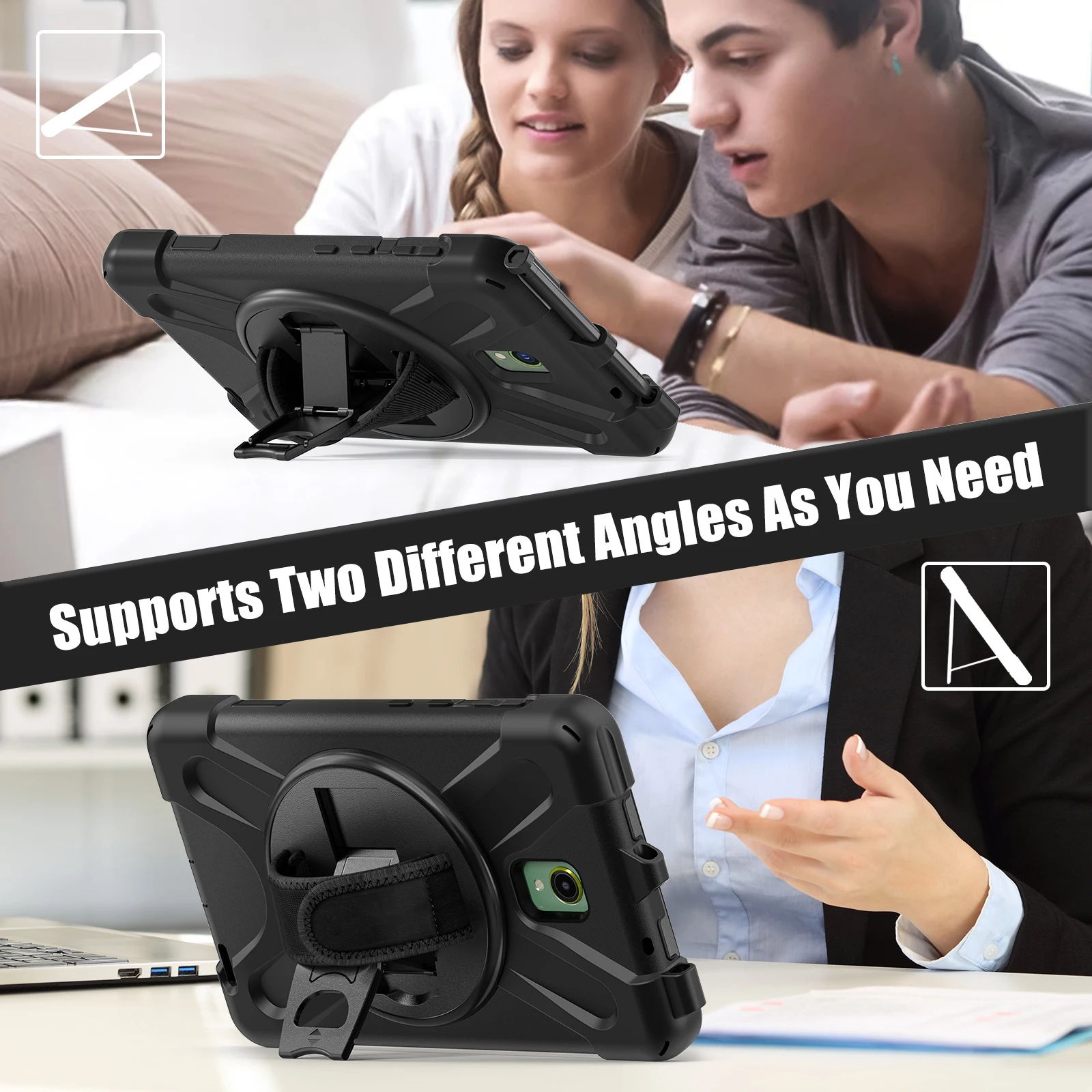Kids Case For Samsung Galaxy Tab Active 3 8.0 SM-T570 SM-T575 T577 Active 5 8.0