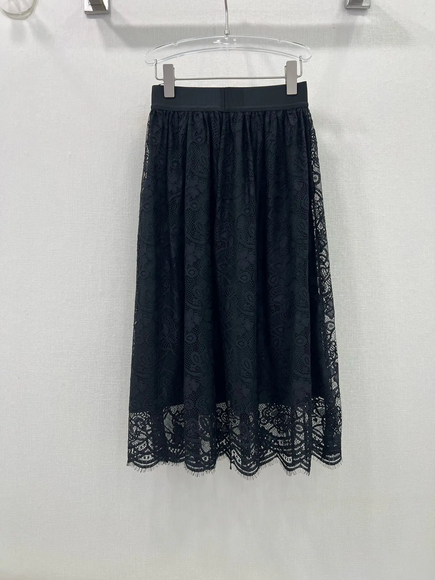 2024 early spring fashionable new women's clothing Water Soluble Lace Skirt 0321