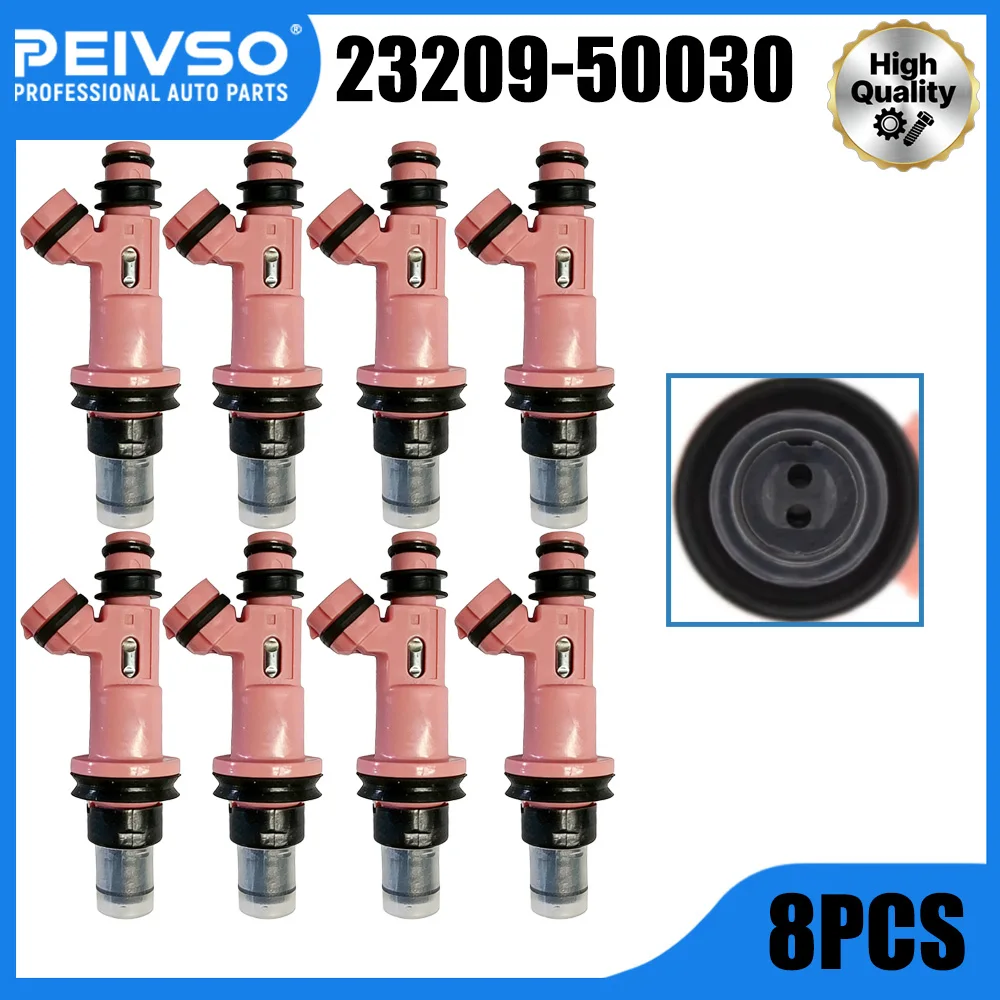 8pcs Fuel Injector Nozzle 23209-50030 23250-50030 For Toyota Lexus SC430 GS430 LS430 UCF30 3UZ GS300 2320950030 2325050030