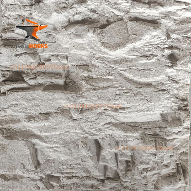Simulated Stone Pattern Silicone Stamping Mold 28 * 20Cm Concrete Embossed Floor, Interior Wall, Road Surface Stone Pattern Mold