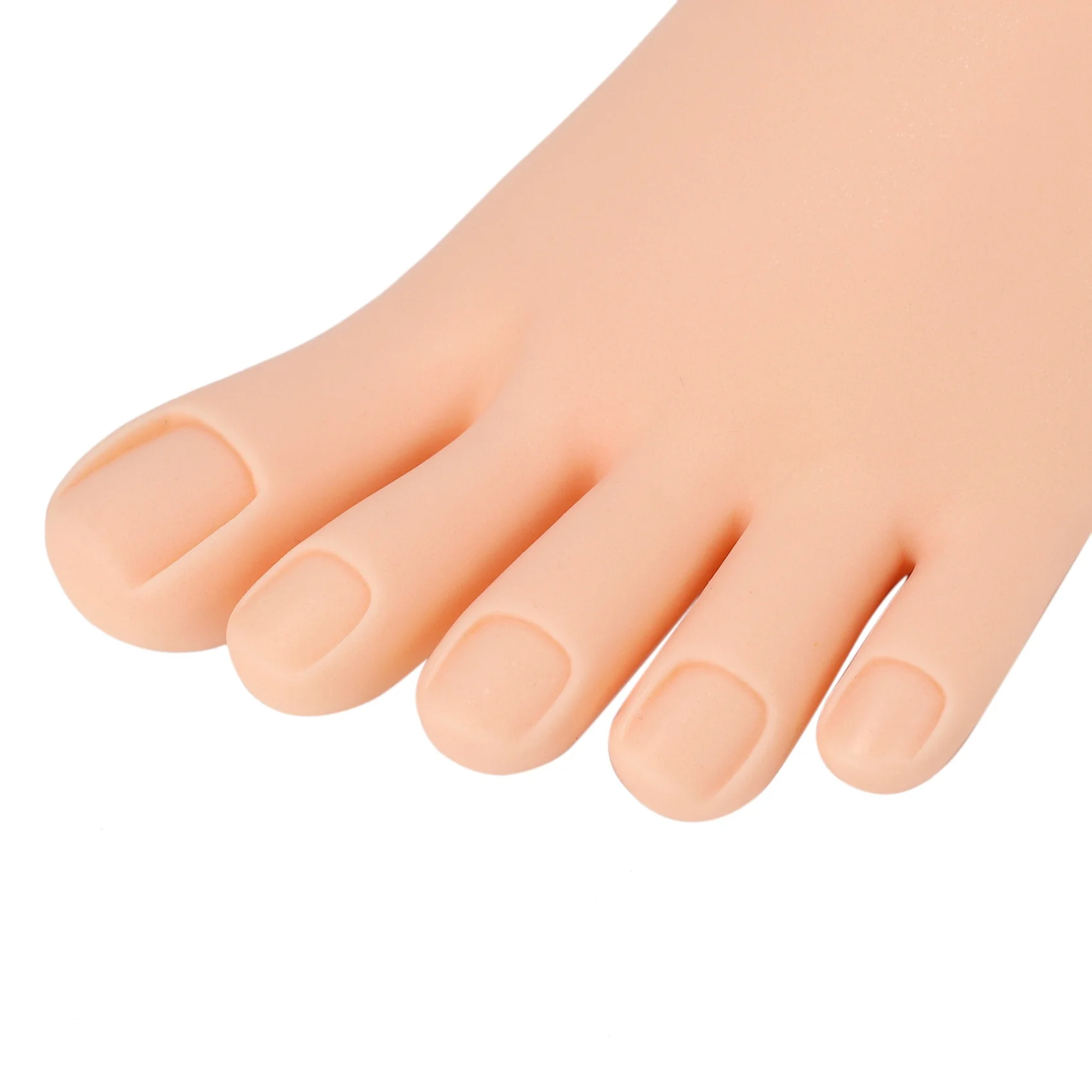 

Hot Sale 2X Practice Foot Model Flexible Movable Soft Fake Foot Tool For Nail Art Train