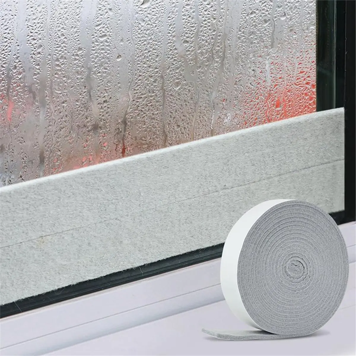 fitfit Condensate Water Absorption Tape for Window - Condensation Moisture Absorber Strip Water Barrier Condensation 3pcs