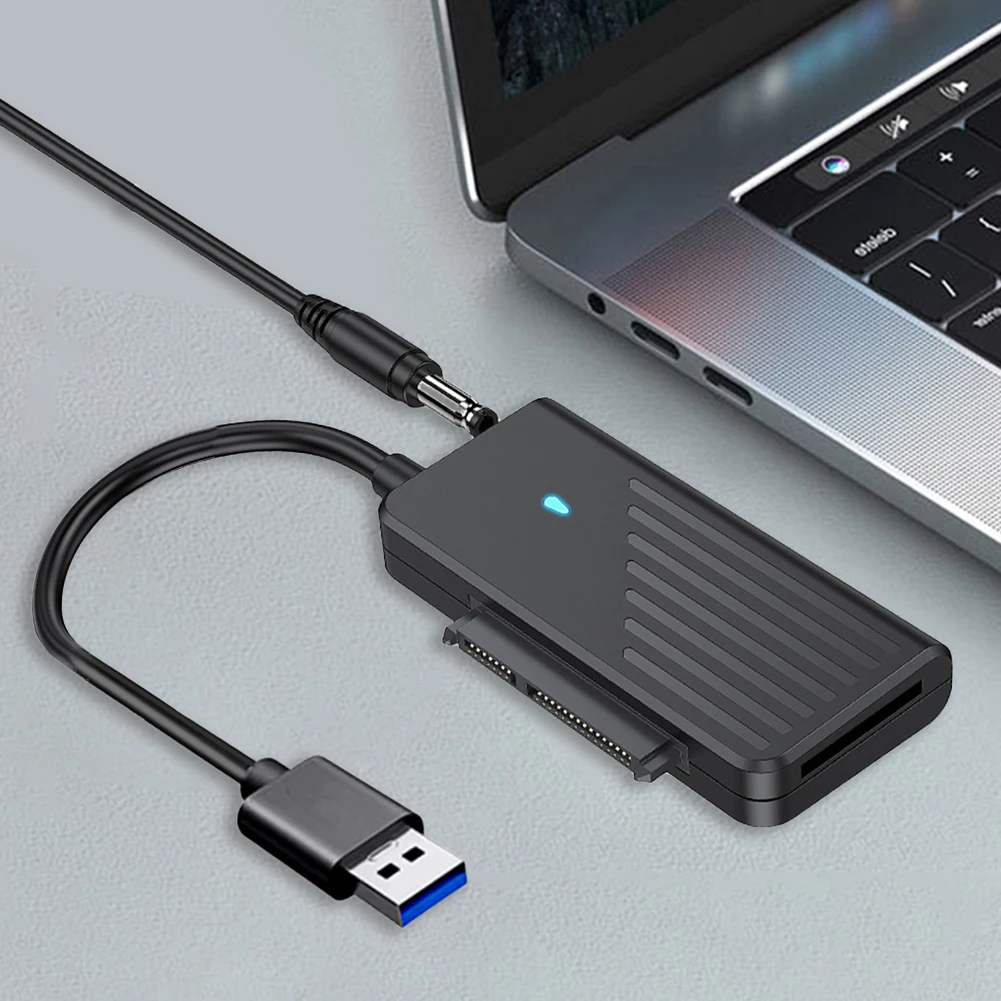 Adattatore da SATA a USB3.0 Adattatore da USB a SATA da 5 Gbps da 2,5/3,5 pollici Adattatore per disco rigido SSD Convertitore a stato solido M.2 NGFF per PC portatile