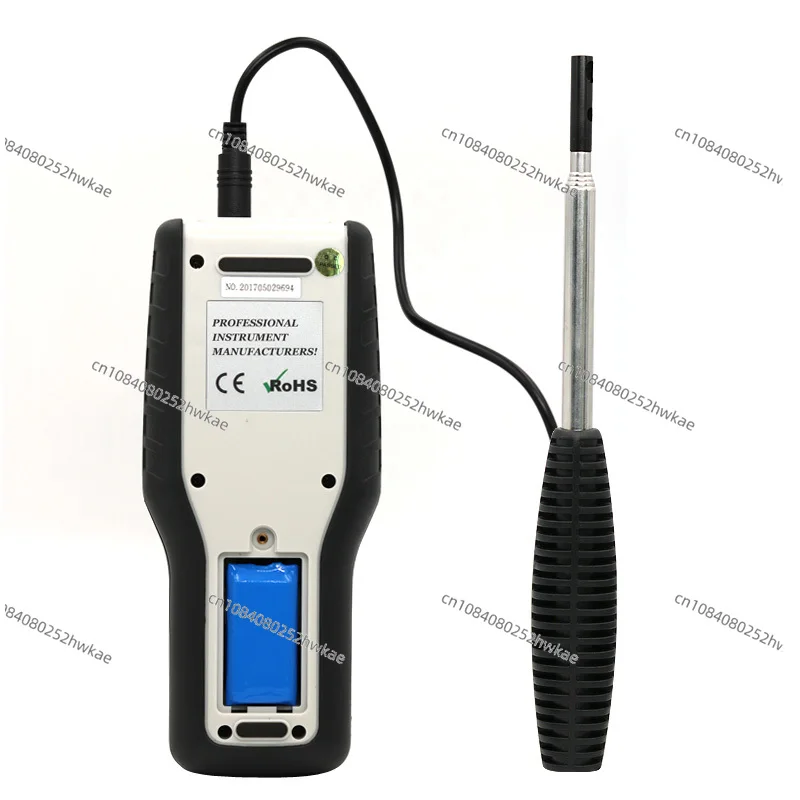 

HT9829 Термальный анемометр Воздухометр, высокочувствительный анемометр Температура воздуха Измерение воздуха Бриз