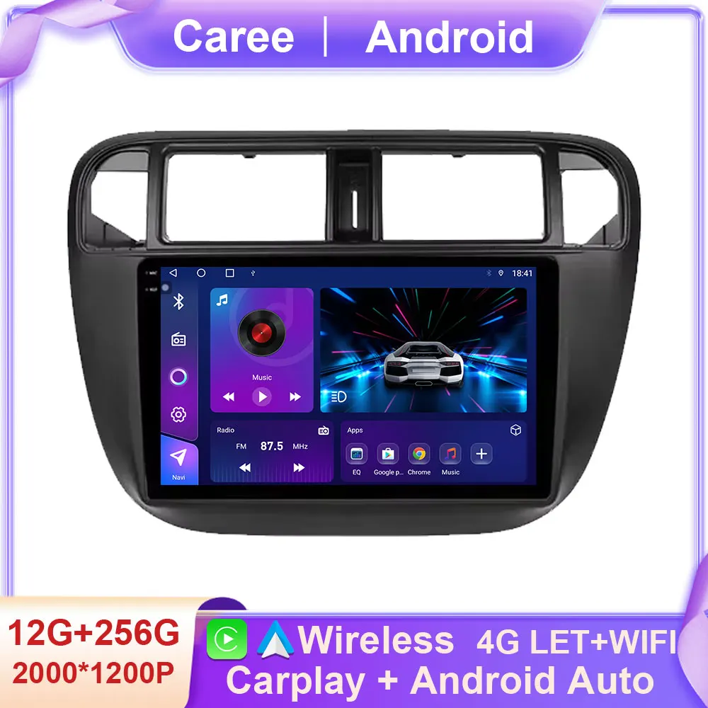 

Android 14 Carplay Auto For Honda Civic 1996 1997 1998 1999 2000 2001 Multimedia Car Radio Player 4G Stereo 2 Din Tape Recorder