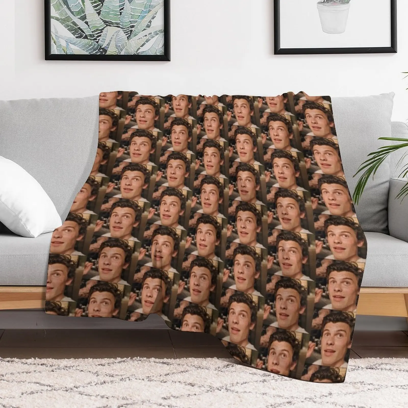 baby angel Shawn Mendes Throw Blanket Modern Design Soft Blanket for Home Decor