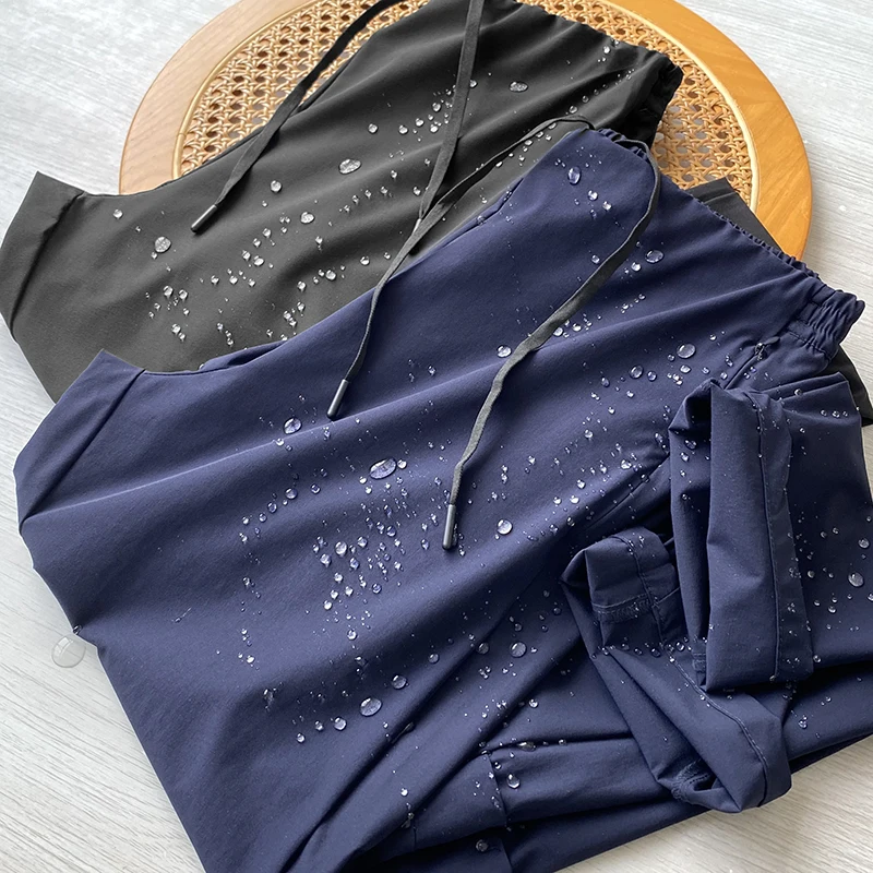 

Мужские спортивные повседневные функциональные брюки для активного отдыха, дышащие, летние, для путешествий, водонепроницаемые, свободного кроя, прямые штаны