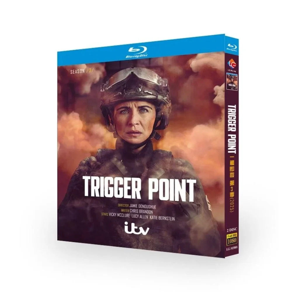 Trigger Point Season 3 (2025) 2-Disc Blu-ray High Definition New Sealed Box Set YIHUI